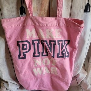 Pink tote bag